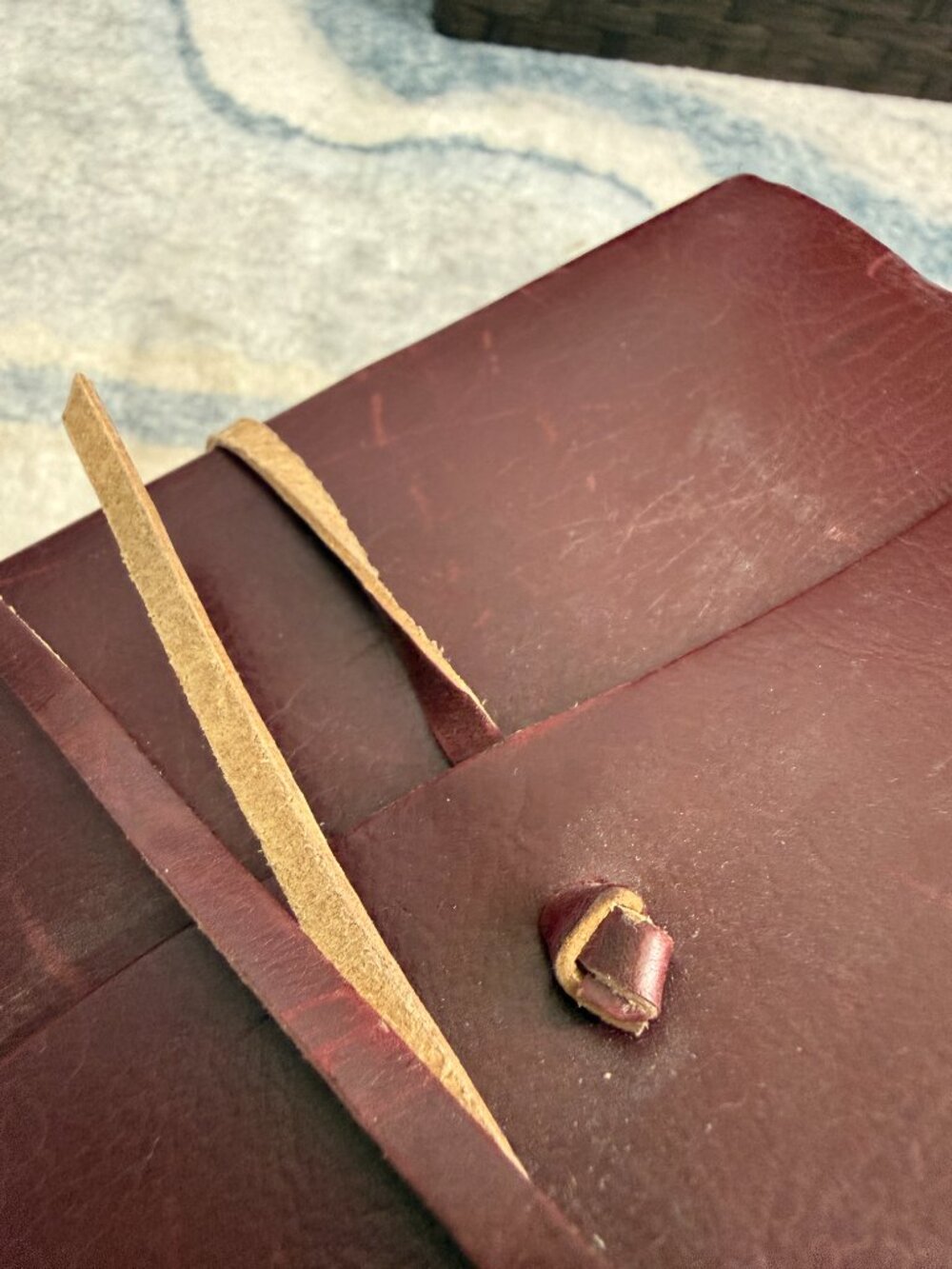 Vintage 2003 Cavallini & Co. Brown Leather Journal 5x7" - Picture 6 of 8